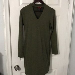 Olive green dress